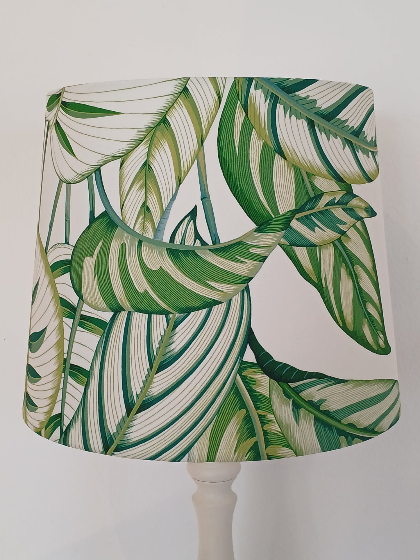 30cm Empire Lampshade in Calathea Botanical Green