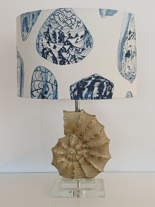 40cm Drum Lampshade in Coquina Porcelain